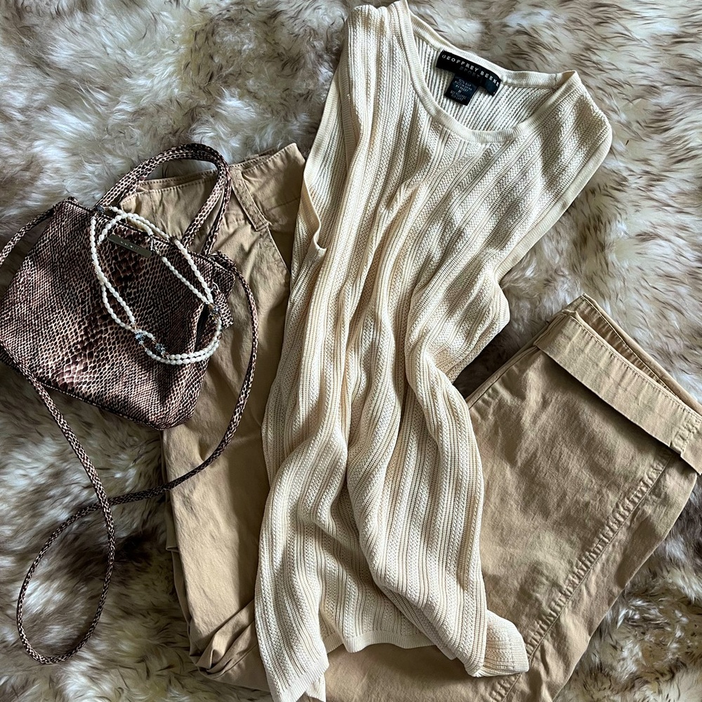 Vintage Geoffrey Beene Silk Knit Blouse